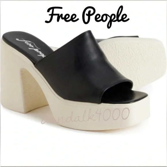 Free People Made in Italy Zoe Platform Sandals 10 - Picture 1 of 10